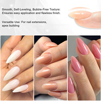 Gel Constructeur Pudding Non Coulant, Sans HEMA ni TPO, Sans Chauffage, Texture Crémeuse, Apex Building Rose Nude, Gel UV Soak Off Professionnel