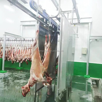 Ligne d'abattage de chèvres, machine d'abattage de moutons à haute efficacité, équipement d'abattage de moutons