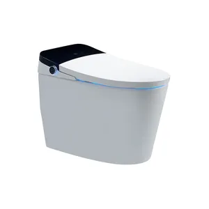 流行现代自动坐浴盆马桶1件智能关闭盖自动冲洗智能马桶