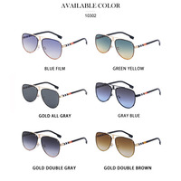 Lunettes de soleil de mode unisexe en métal, style Steampunk, pour cyclisme, avec protection optique, personnalisables avec logo, vente en gros
