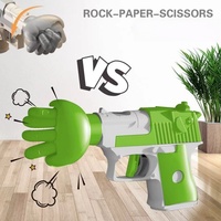 Neue Ratespiel-Pistole Radieschen-Pistole Entspannungsspielzeug aus Kunststoff Pädagogisches Steine-Papier-Schere Kinderspielzeug Neuartiges Geschenk