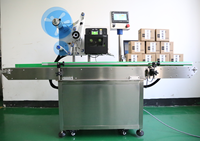 Machine d'étiquetage automatique électrique à données variables avec PLC pour l'étiquetage des codes-barres et des numéros de série des étiquettes d'expédition