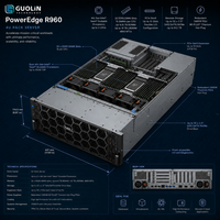 Serveur d'entreprise Dell PowerEdge R960 4U 4-sockets Intel Xeon Scalable 16 To DDR5 NVMe, neuf et original, en stock pour la vente en gros