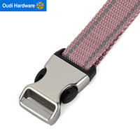 Accessoires de quincaillerie pour sacs à dos et bagages en métal noir, boucles à dégagement rapide pour sacs à main en alliage de zinc, 10mm, 15mm, 20mm, 25mm