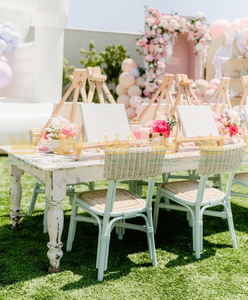 Silla Infantil de Mimbre Tejida a Mano, Moderna, Ecológica, Segura y Natural, para Fiestas de Cumpleaños, Eventos y Hogar - Product Image 4