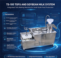 Machine à tofu multifonctionnelle commerciale, machine à lait de soja pour restaurant
