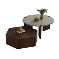 Ensemble de meubles de salon de luxe moderne, table basse en bois, meuble TV convertible, hauteur réglable, écologique, portable, pour la maison