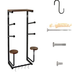 <b>Wall</b>-<b>mounted</b> Skateboard Storage Rack Wooden Helmet <b>Shelf</b> Punch Free <b>Wall</b> Storage Unit - Product Image 5
