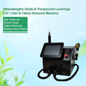 2026 New 2 In1 Blackhead Removal Pore Cleanings Picosecond-lasers-tattoo Removal & Wavelength Diode-lasers-hair-removal Machine - Product Image 1