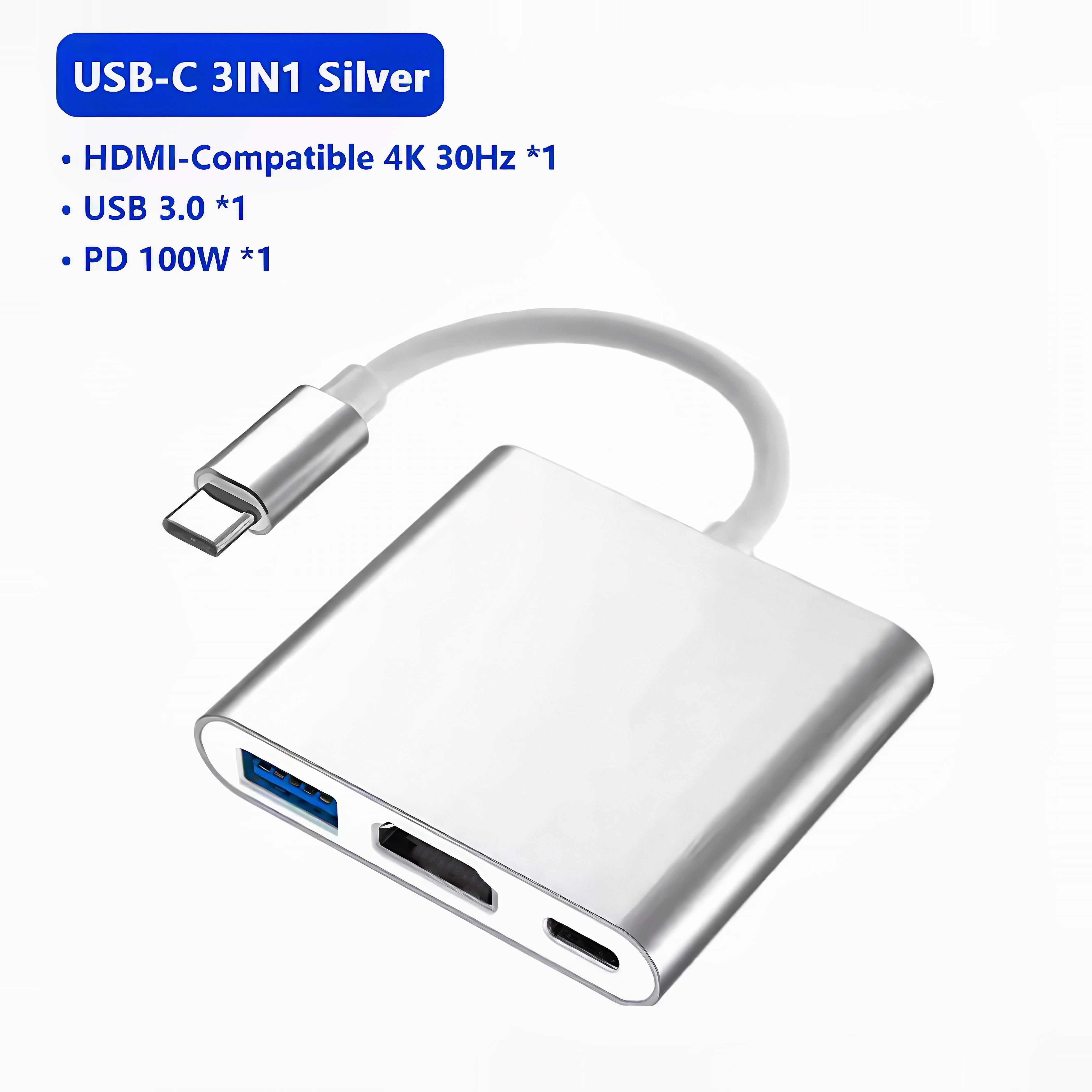 ORANGLES 3-in-1 USB-C Travel Docking Station | 4K HDMI & USB 3.0 Hub | Type-C Adapter for Laptops & MacBooks – orangles Kuwait - high resolution display - exposing craftsmanship - Image 2 of 6 | built for everyone | 3-in-1 USB-C Travel Docking Station | 4K HDMI & USB 3.0 Hub | Type-C Adapter for Laptops & MacBooks – orangles Kuwait for sale Georgia | Free Shipping ORANGLES