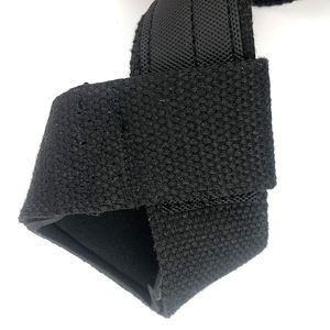 Пользовательские логотип кожаные подъемные ремни и фитнес ремни на запястье эластичный прочный полиэстер и неопрен для тяжелой атлетики - Product Image 5