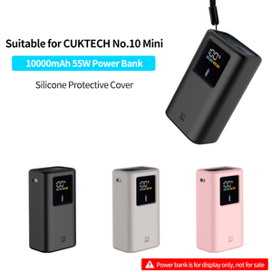 Funda Protectora Delgada de Silicona de Alta Calidad para Banco de Energía Cooltech CUKTECH Modelo 10 Mini con una Capacidad de 10000 mAh y una Potencia de 55 W - Product Image 2