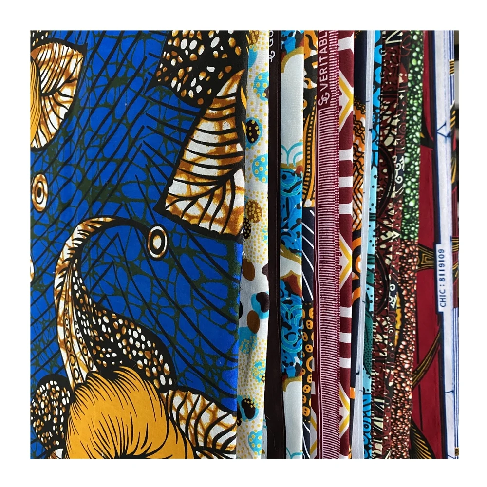 Высококачественная 100% хлопковая ткань с Африканским воском