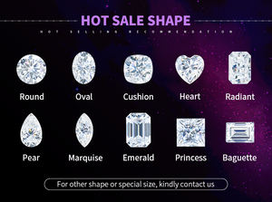 Заводская цена, DEF VVS, безупречный чистый белый синтетический муассанитовый камень, свободные причудливые муассанитовые бриллианты - Product Image 5