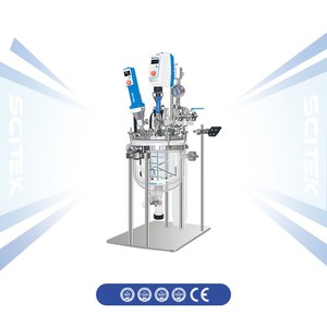 Reactor <span class=keywords><strong>de</strong></span> <span class=keywords><strong>Vidrio</strong></span> Encamisado <span class=keywords><strong>de</strong></span> Una Sola Capa SCITEK <span class=keywords><strong>de</strong></span> 1L, 0-800 rpm/min, Regulación Electrónica <span class=keywords><strong>de</strong></span> Velocidad Continua, Temperatura Pantalla Digital <span class=keywords><strong>para</strong></span> <span class=keywords><strong>Laboratorio</strong></span> - Product Image 3