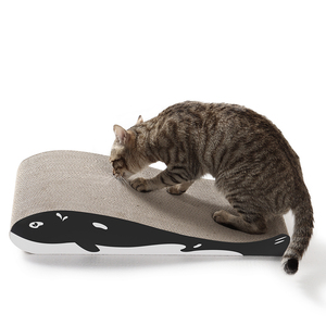 Walvis Vorm Kartonnen Kat <span class=keywords><strong>Scratcher</strong></span> Met Gebogen Ontwerp - Product Image 5