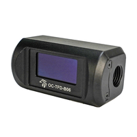 OCOCOO OC TFD B06 Débitmètre numérique et moniteur de température avec écran OLED, capteur de refroidissement à eau fileté G1/4 pour PC et usine