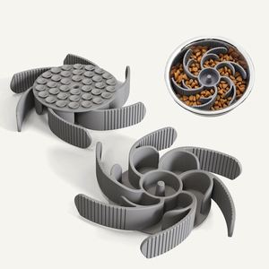 Inserto de silicona de grado alimenticio personalizado para comedero lento de perros, cortable, accesorios antiasfixia para alimentación de mascotas con fuerte ventosa - Product Image 2