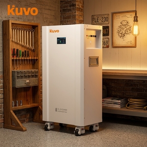 KUVO Movable Smart BMS <b>Solar</b> <b>System</b> 51.2V 314AH Lithium Battery Home Energy Storage Battery with RGB <b>Lighting</b> - Product Image 1