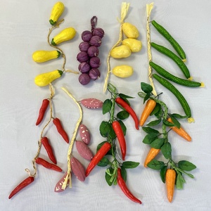 Simulazione verdura pepe patate mais aglio arachidi corda appesa verdure artificiali per la decorazione del cortile del ristorante - Product Image 6