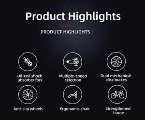 <span class=keywords><strong>Vélo</strong></span> de montagne avec roues de 24/26 pouces, <span class=keywords><strong>vélo</strong></span> de <span class=keywords><strong>route</strong></span> unisexe pour adultes, fourche en aluminium, freins à double disque, cadre en acier au carbone, <span class=keywords><strong>vélo</strong></span> pour étudiants - Product Image 5