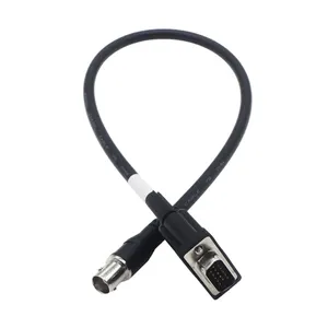 Conector personalizado del fabricante HDB15P macho a BNC hembra Cable de vídeo coaxial