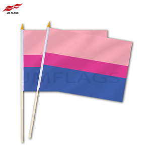 Günstige 5*3 ft Bisexuelle Banner Pride Day Parade Dekoration <span class=keywords><strong>LGBT</strong></span> <span class=keywords><strong>Bi</strong></span> Regenbogen flaggen Bisexuelle Flaggen - Product Image 2