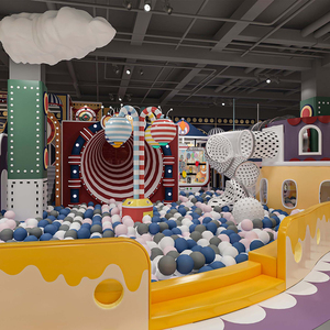 <span class=keywords><strong>Piscine</strong></span> à balles avec toboggan et <span class=keywords><strong>piscine</strong></span> pour tout-petits et bébés, aire de jeux souple avec balles colorées, balles en mousse, tapis et blocs CE - Product Image 1