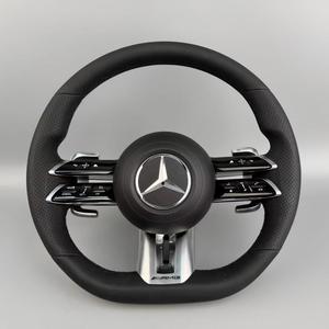 Volant de voiture en cuir style libellule pour <span class=keywords><strong>Mercedes</strong></span> Classe A/B/C/E, CLA/GLC/CLK/CLS/C200/Classe S/Classe G – Rétrofit - Product Image 6