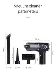 Aspiradora Inalámbrica Portátil Recargable por USB para Auto, con Fuerte Succión, Función de Limpieza en Seco, Diseño Mini para Uso en Auto, Hogar y Hotel - Product Image 3
