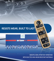 Interruttore Principale Alzacristalli Aftermarket Compatibile con Mercedes-Benz OE 1698206710 Componente Elettrico per Riparazione Veicoli