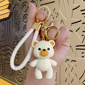 Llaveros de Oso de Goma PVC Kawaii Lindos con Forma 3D Creativa para Niños - Product Image 3