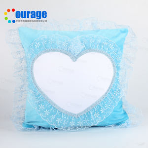 Canapé confortable décoratif personnalisé imprimé Sublimation oreiller couvre les cas blancs en Stock - Product Image 1