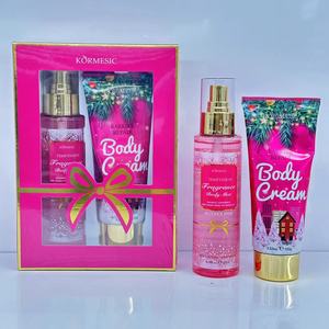 Juegos de loción en aerosol corporal <span class=keywords><strong>Victorio</strong></span> secret de marca blanca Fragancia de larga duración Perfume brillante al por mayor para mujeres - Product Image 3