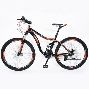 Bicicleta de Montaña para Hombre de 21 Velocidades y <span class=keywords><strong>26</strong></span> Pulgadas con Suspensión Completa, Frenos de Disco, Pedales Ordinarios, Cuadro de Acero y <span class=keywords><strong>Doble</strong></span> <span class=keywords><strong>Pared</strong></span> de Aleación de Aluminio - Product Image 2