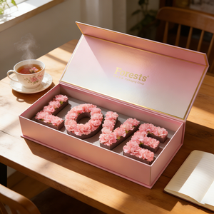 Caja de Embalaje para Flores Frescas, Caja de Regalo Floral para el Día de San Valentín, Caja de Papel para Rosas, Embalaje de Lujo para Envío de Ramos de Rosas - Product Image 3