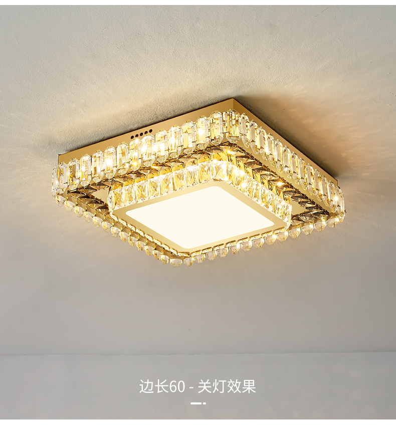 Modern Crystal LED Ceiling Lights Luxury Home Fixtures Ceiling Lamp for Living Room or Bedroom