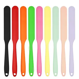 Non-Stick Heat Resistant Mixing Butter Spatulas Baking Scrapers Silicone Cake Cream Spatulas for Jars Blenders Cooking Stirring