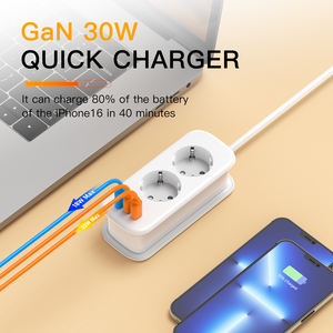 Presa elettrica universale USB da viaggio con presa multipla con soluzione di alimentazione All-in-One per viaggiatori - Product Image 3