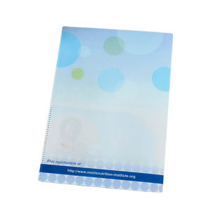 Hengyao trường nhà cung cấp của thiết kế mới nhất chất lượng cao A4 vuông thư mục tập tin trong suốt in L hình dạng PP thư mục cuốn sách - Product Image 2