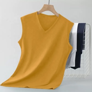 <span class=keywords><strong>T</strong></span>-shirts sans manches pour hommes avec design <span class=keywords><strong>T</strong></span>-shirts à <span class=keywords><strong>col</strong></span> en <span class=keywords><strong>V</strong></span> pour hommes - Product Image 5