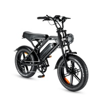 Vélo électrique tout-terrain rétro vintage à suspension intégrale 1000W Power V20, vélo électrique à pneus gras, enduro 50 km/h, vélo gras