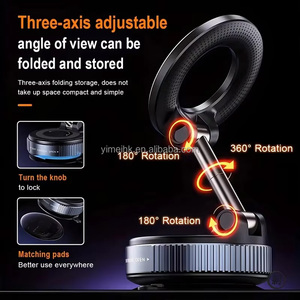 Wholesale Folding Strong Magnet Magnetic Phone Holder <b>Desk</b> <b>Wall</b> Car gadgets Vacuum Suction Windshield Dashboard Mobile Holder - Product Image 1