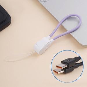 Phong Cách 60W <span class=keywords><strong>USB</strong></span>-C Để <span class=keywords><strong>USB</strong></span>-C Sạc Cáp 16Cm Keychain Nhanh Chóng Sạc Truyền Dữ Liệu Dây Cho Điện Thoại Di Động Ngân Hàng Loa Những Người Khác - Product Image 3