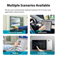 Ukuran Normal kustom 7 8 9 10.1 13.3 15.6 inci Multi sentuhan kapasitif layar sentuh Panel lapisan atas dengan Focaltech Goodix ILITEK