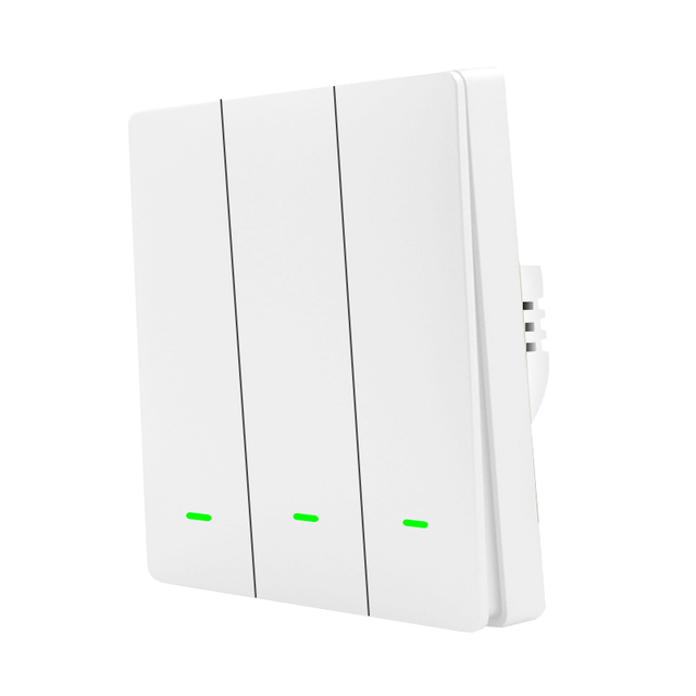 Smart WIFI No Neutral Light Switch Google Home Single Fire Tuya Smart Zigbee Switch