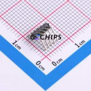 HX PZ1.27-1x5P WZ-P Pin Header Bent Lead Through Hole,P=1.27mm Connector 1x5P 1.27mm Pin Header Right Angle Insert - Product Image 2