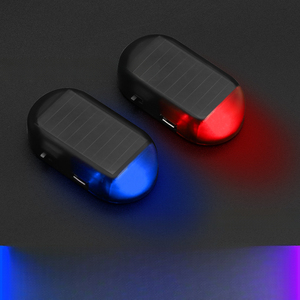 Luz antirrobo solar para <span class=keywords><strong>coche</strong></span>, simulación de advertencia, <span class=keywords><strong>alarma</strong></span> intermitente, decorativa, sensor interior LED - Product Image 2