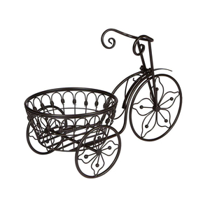 Soporte de Metal para Macetas con Forma de Triciclo, Soporte de Metal para Macetas de Interior y Exterior, Decoración de Bicicleta para Plantas - Product Image 3