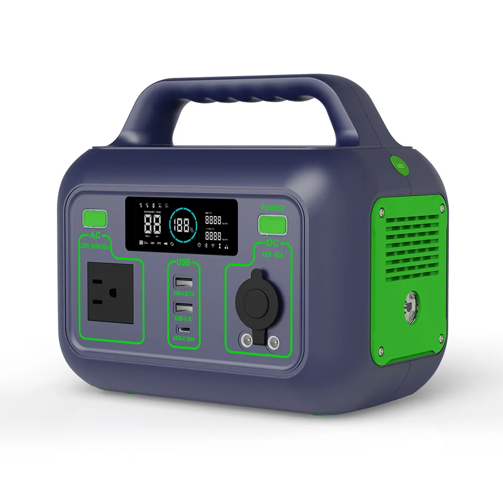 Thuis 110V 220V Camping Zonne-Energie Generator 2000W 1000W 500W 300W Eco Flow Nieuwe Energie Draagbare Zonne-Energiecentrale